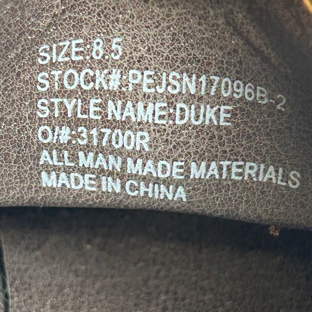 Perry Ellis Portfolio Duke Dark Brown Cap Toe Oxford Dress Shoes PEJSN17096B-2 - Picture 7 of 8